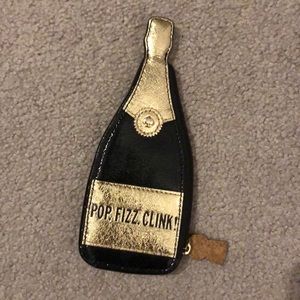 Kate Space champagne coin purse